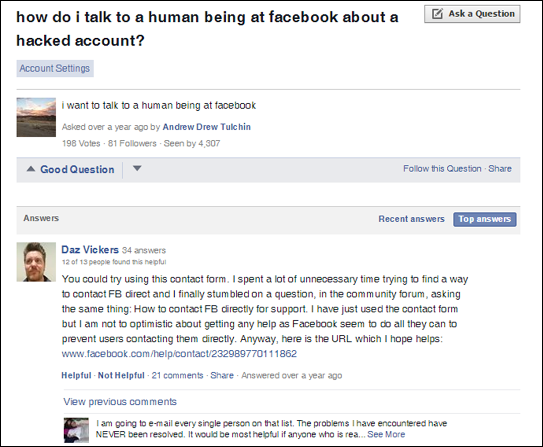 facebook no humans